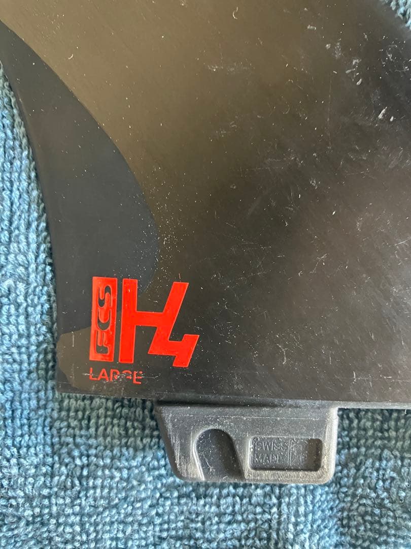 FCS H4 ラージフィン 3枚セット ブラック