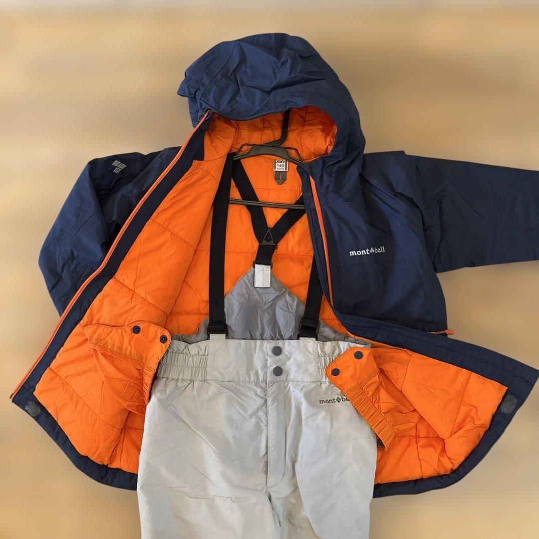 mont-bell スキーウェアセット 子ども用 140cm