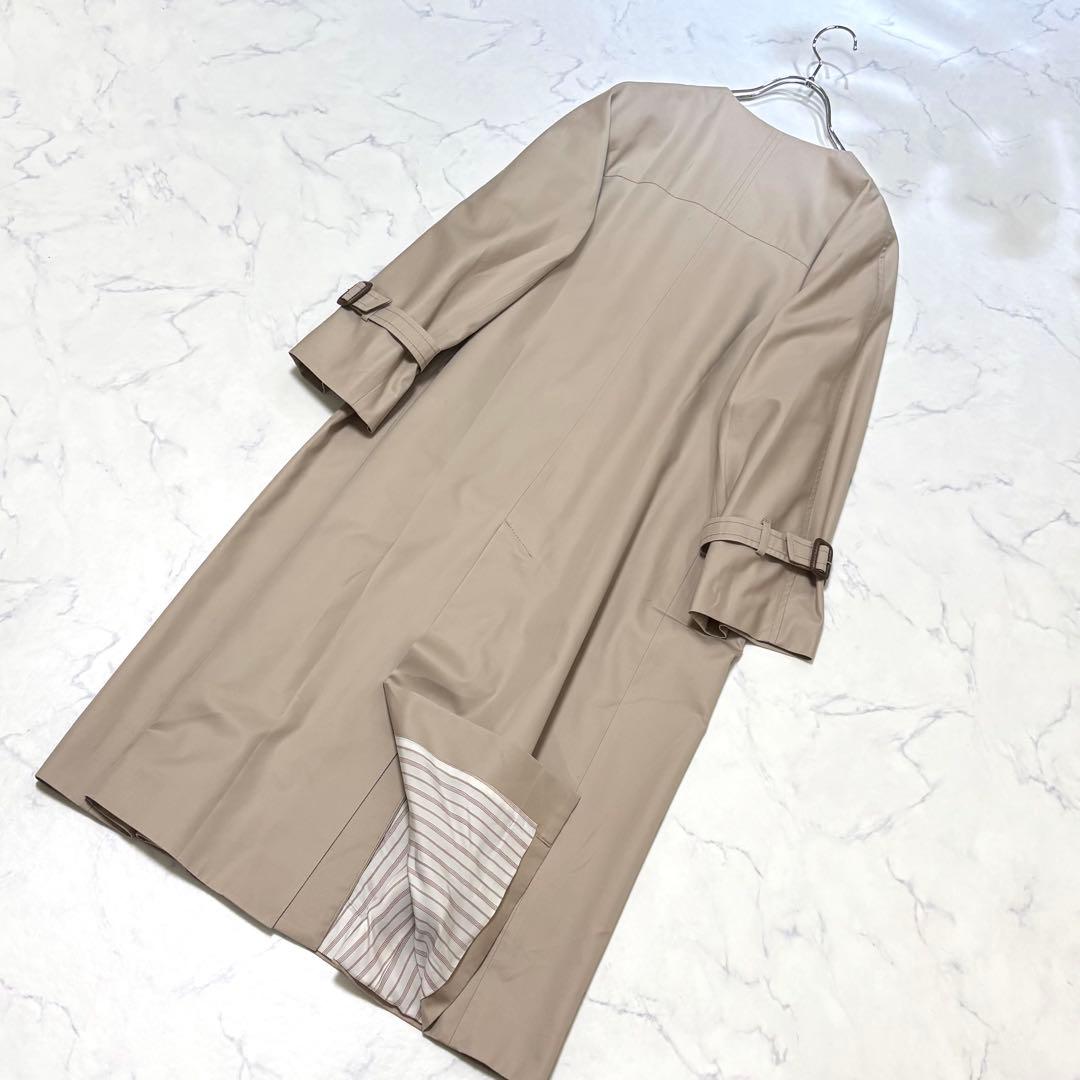 【美品】 ANAYI 撥水 ギャバクルー コート トレンチコート