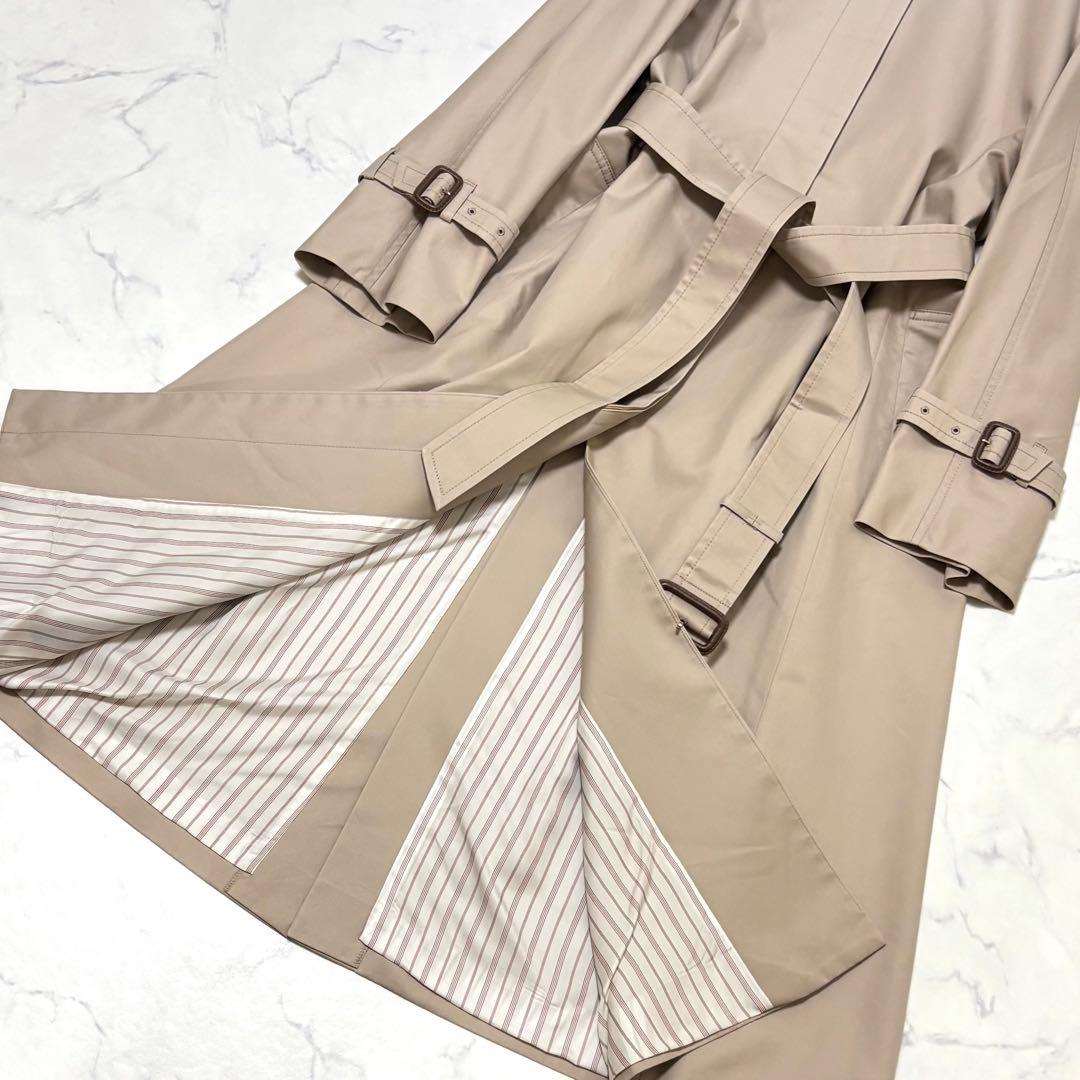 【美品】 ANAYI 撥水 ギャバクルー コート トレンチコート