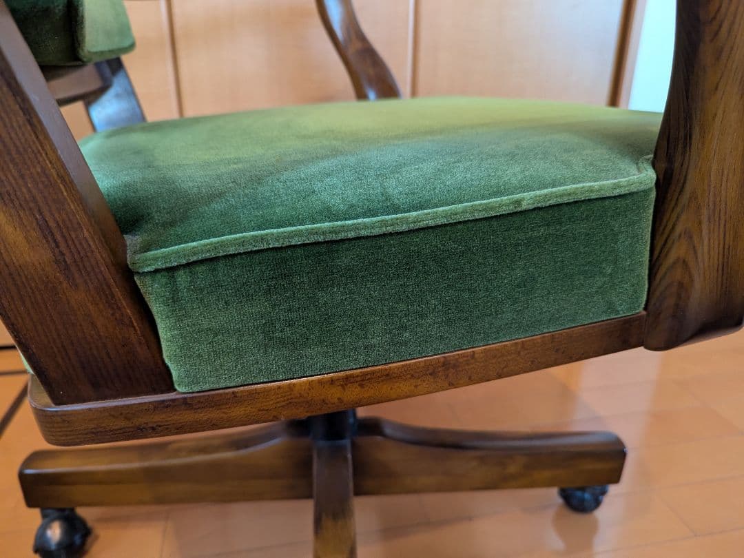 80s karimoku オールドカリモク コロニアル デスク チェア 書斎椅子