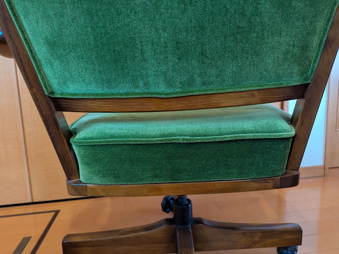 80s karimoku オールドカリモク コロニアル デスク チェア 書斎椅子