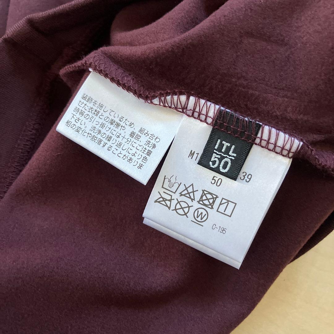 新品未使用♡エポカウォモ　メンズ長袖カットソー　スワロフスキー