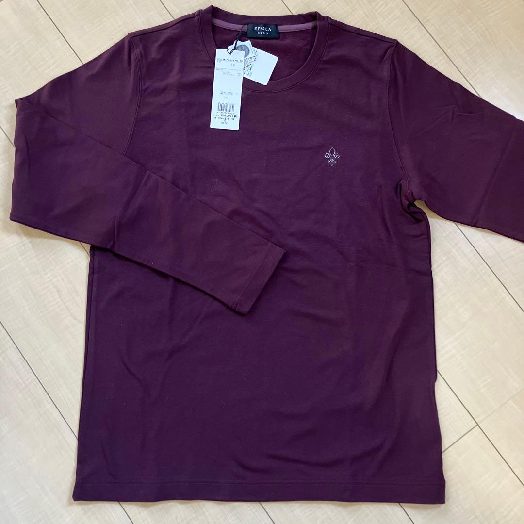 新品未使用♡エポカウォモ　メンズ長袖カットソー　スワロフスキー