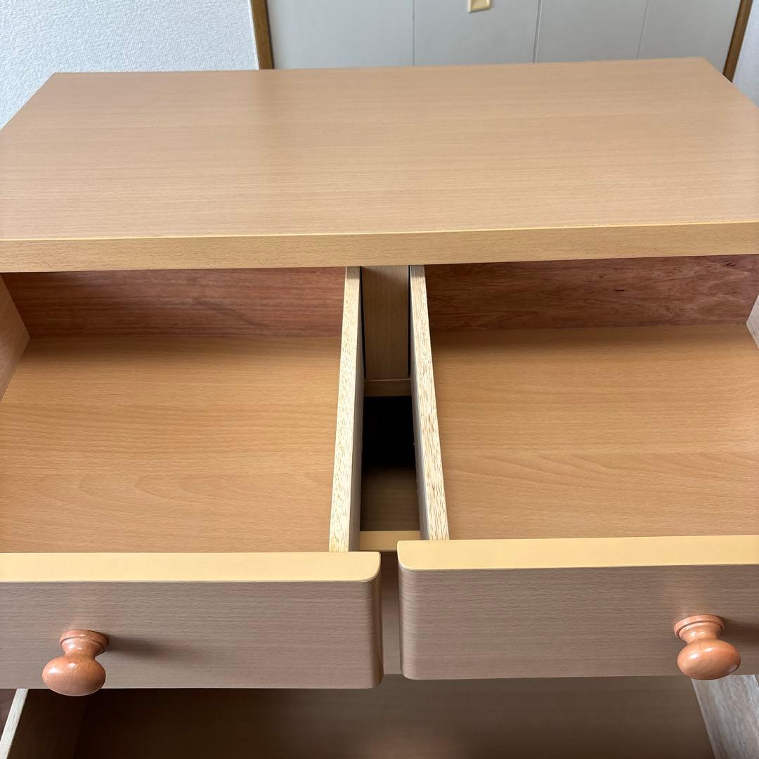 【廃盤品】　KATOJI プーさんチェストベビータンスキャスター付 3/15迄