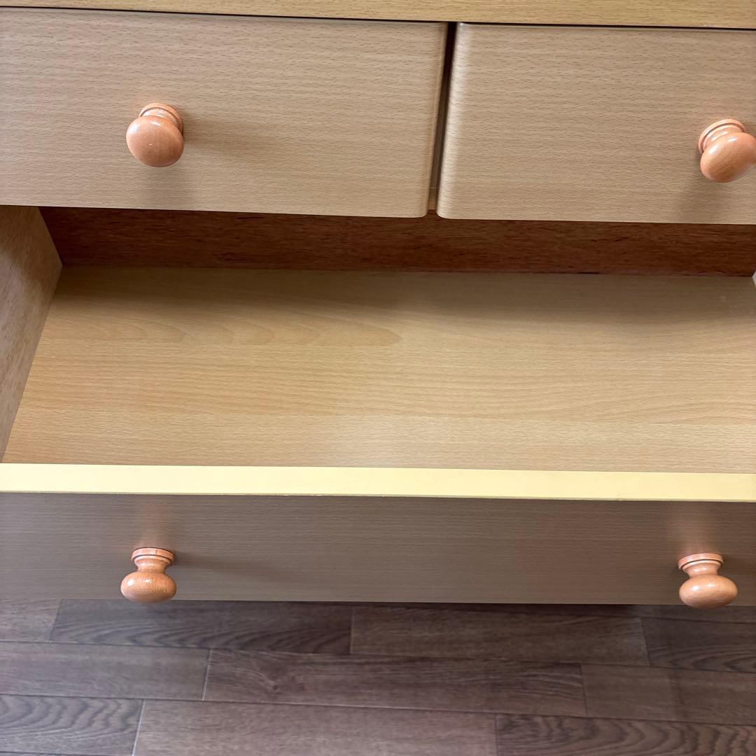 【廃盤品】　KATOJI プーさんチェストベビータンスキャスター付 3/15迄