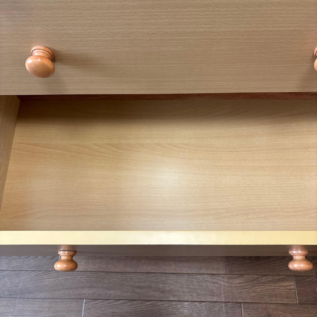 【廃盤品】　KATOJI プーさんチェストベビータンスキャスター付 3/15迄