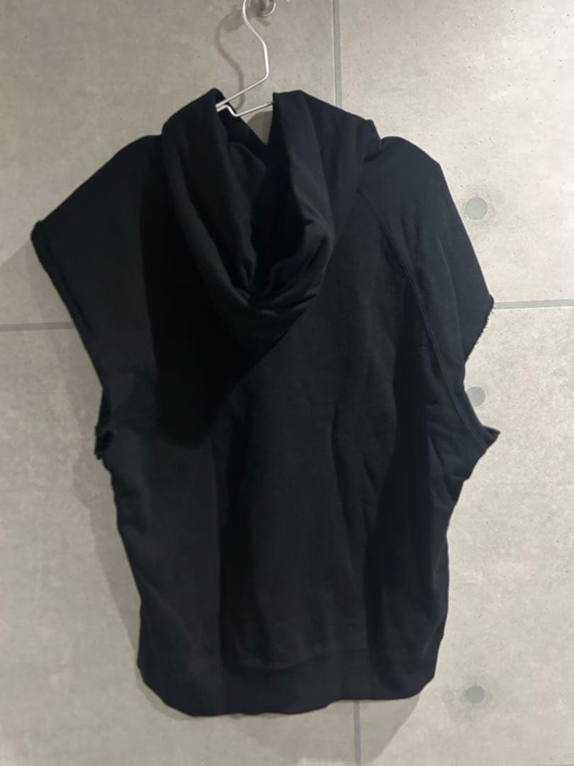 JUN/NAKAYAMA フード付き ノースリーブ Tシャツ S/M