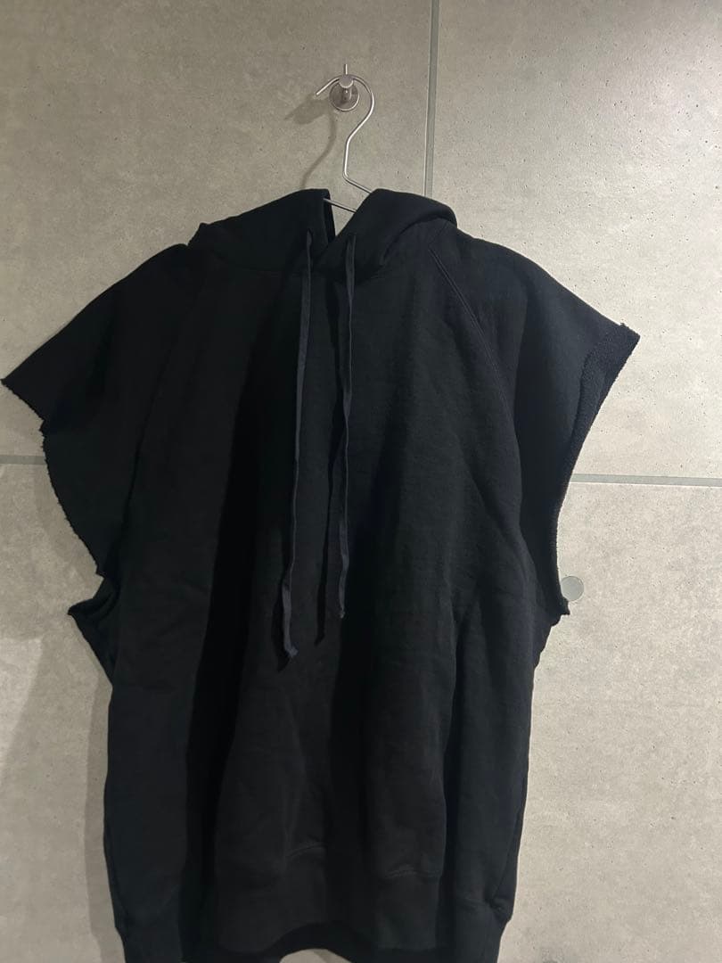 JUN/NAKAYAMA フード付き ノースリーブ Tシャツ S/M