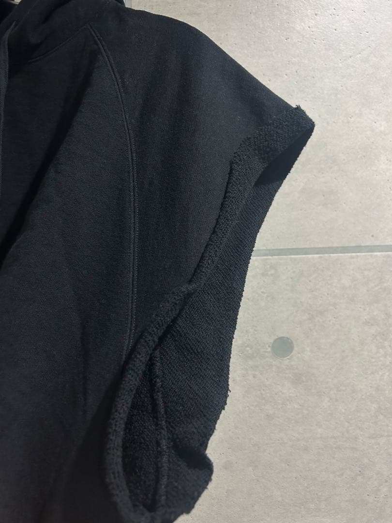 JUN/NAKAYAMA フード付き ノースリーブ Tシャツ S/M