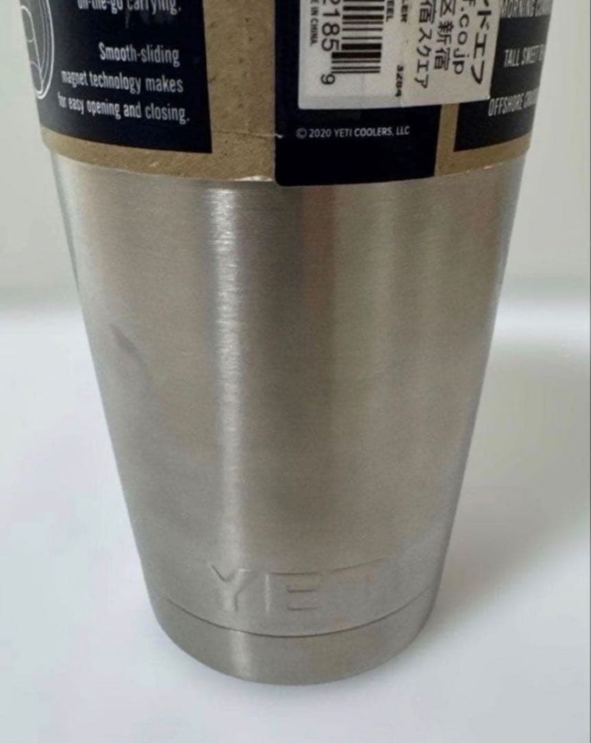 YETI ランブラー 20oz タンブラー シルバー ステンレス