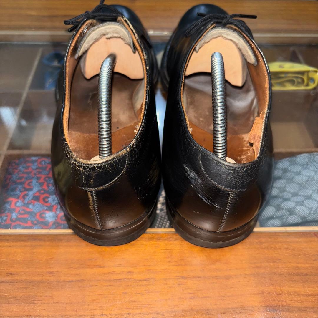 60s USNAVY サービスシューズ レザー ドッグイヤー