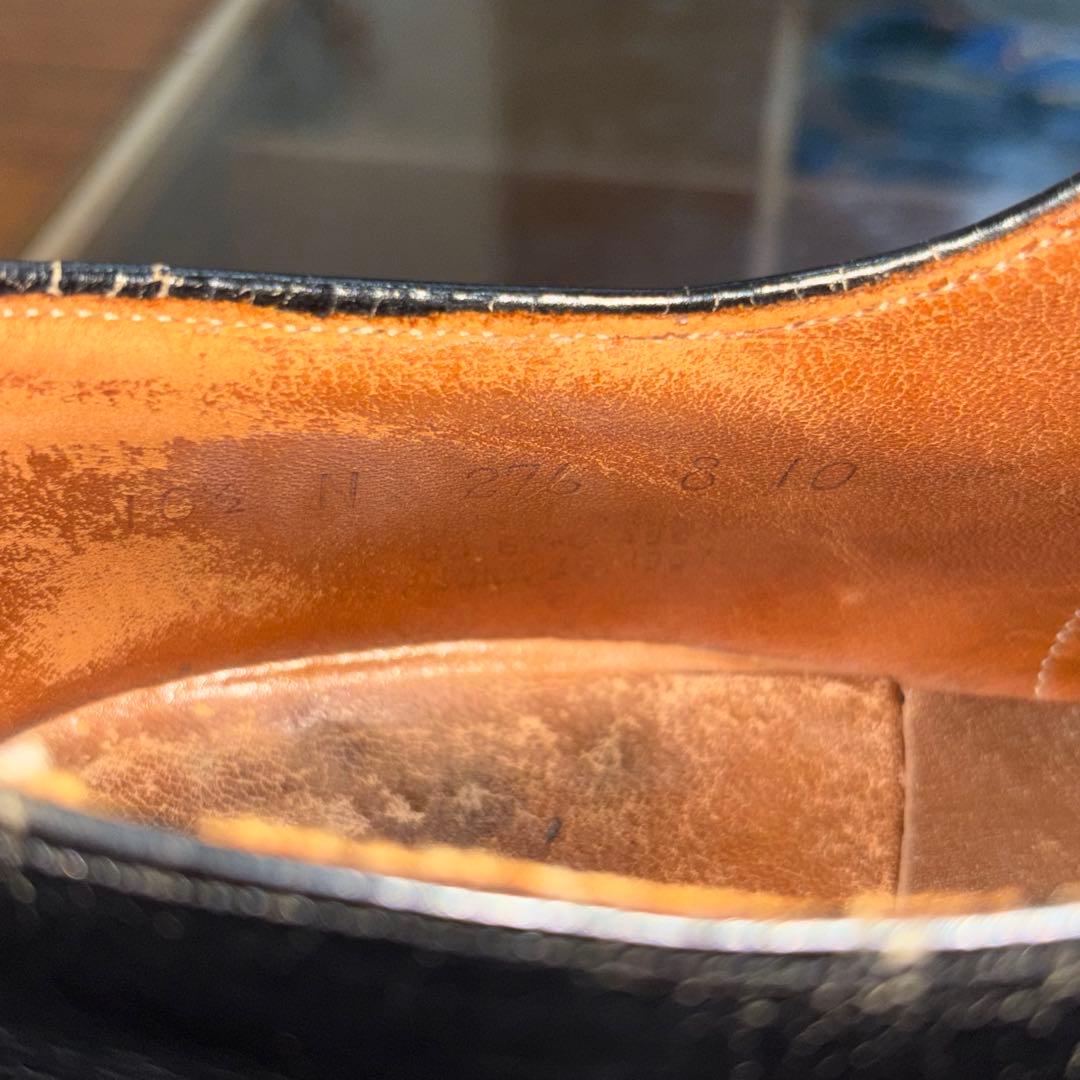 60s USNAVY サービスシューズ レザー ドッグイヤー