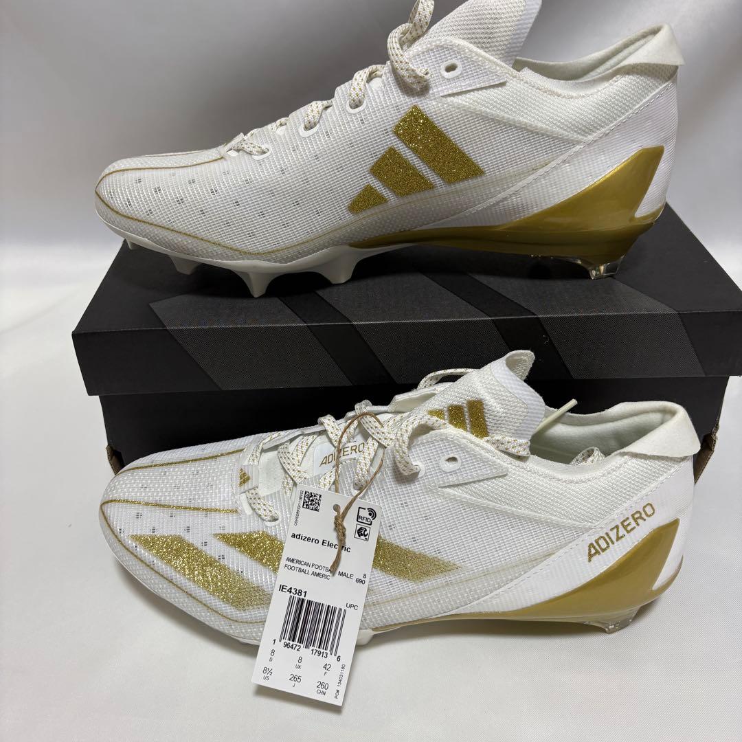 Adizero Electric Cleats WHT/GLD　26.5㎝　E