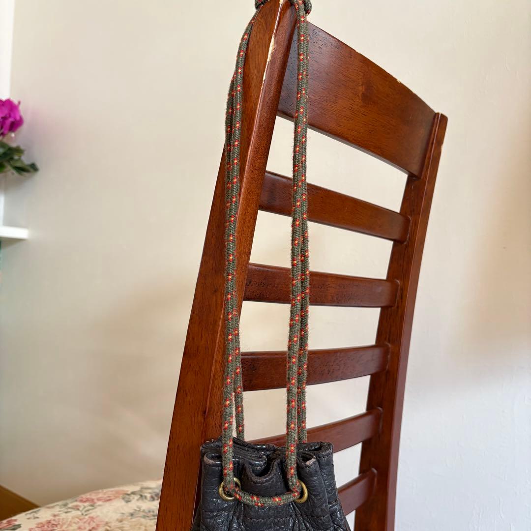 希少 PORTER HERCULES 80s ヴィンテージ 巾着レザーショルダー