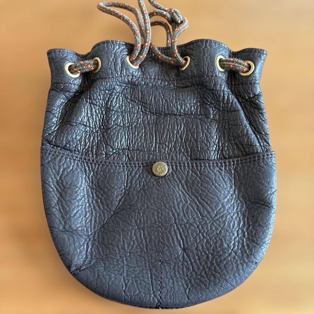 希少 PORTER HERCULES 80s ヴィンテージ 巾着レザーショルダー