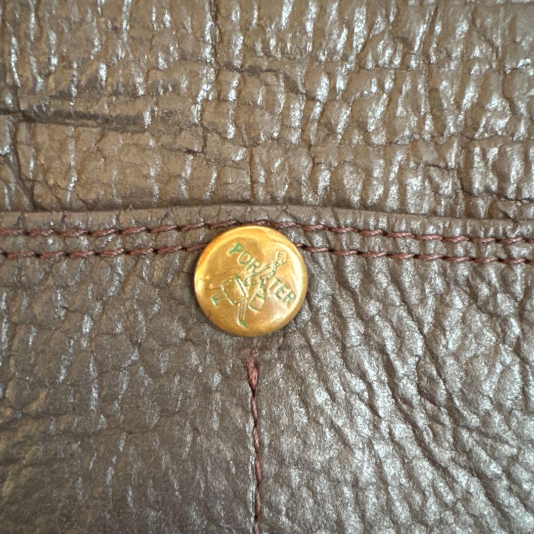 希少 PORTER HERCULES 80s ヴィンテージ 巾着レザーショルダー