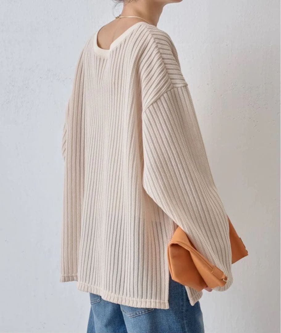 ビアズリー カットソー　ベージュ