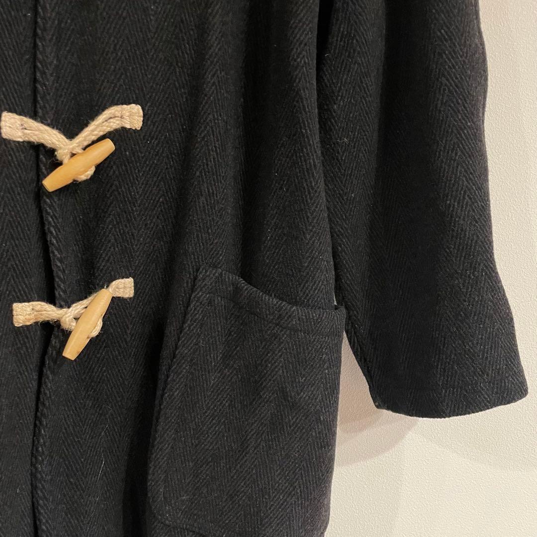 【レア】ヘリーハンセン ダッフルコート ヘリンボーン ウール アウター 古着