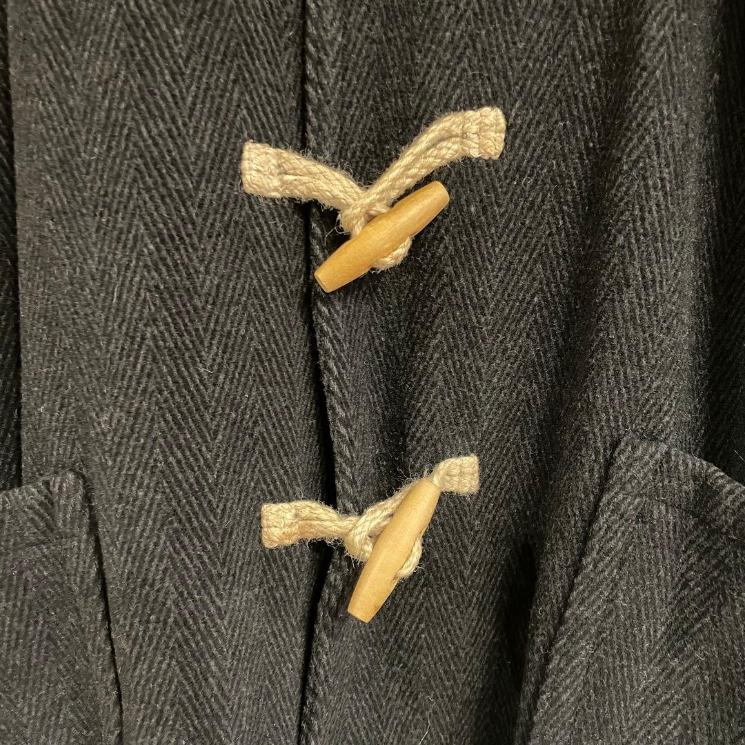 【レア】ヘリーハンセン ダッフルコート ヘリンボーン ウール アウター 古着