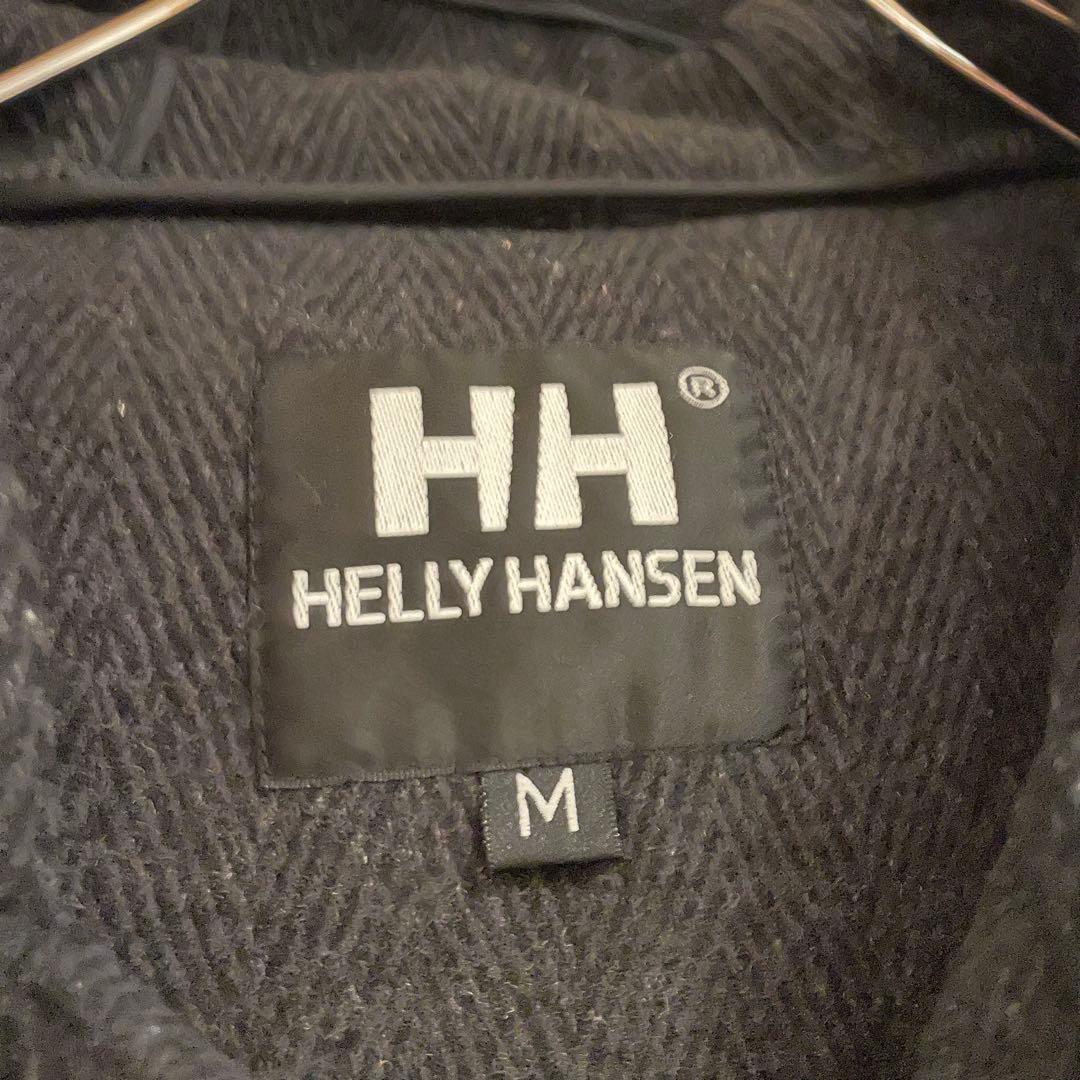 【レア】ヘリーハンセン ダッフルコート ヘリンボーン ウール アウター 古着