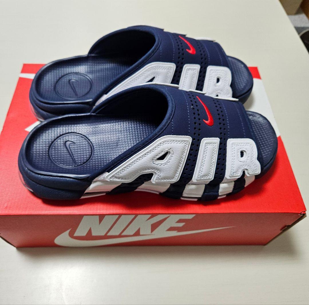 MORE UPTEMPO SLIDE モアテンサンダル28cm ネイビー