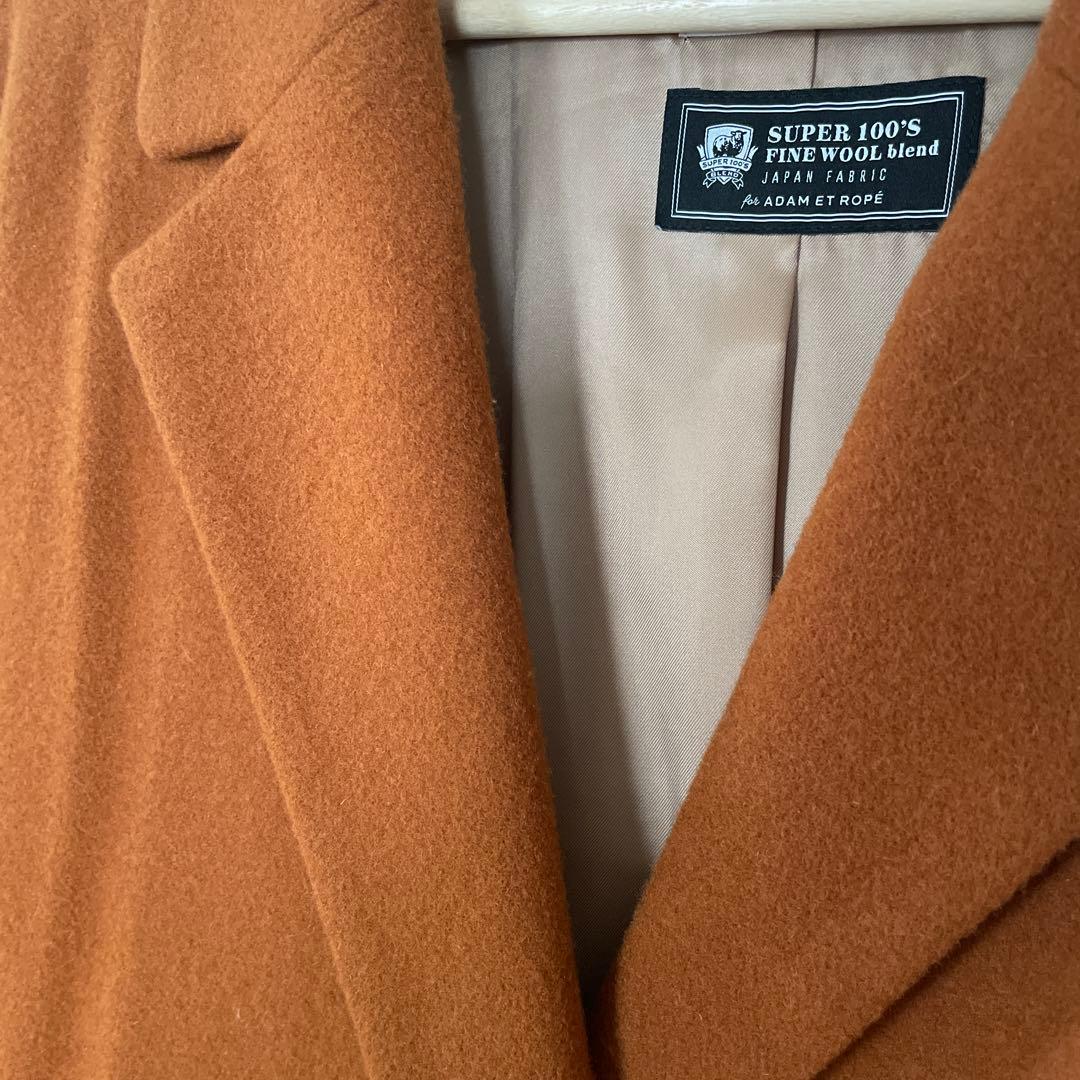 【美品】ADAM ET ROPE チェスターコート　キャメル