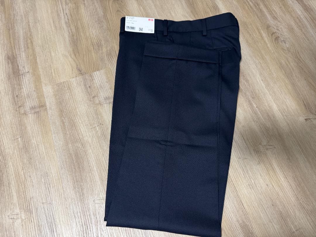 UNIQLO ユニクロ ネイビー ストレッチウールジャケット、パンツ 新品