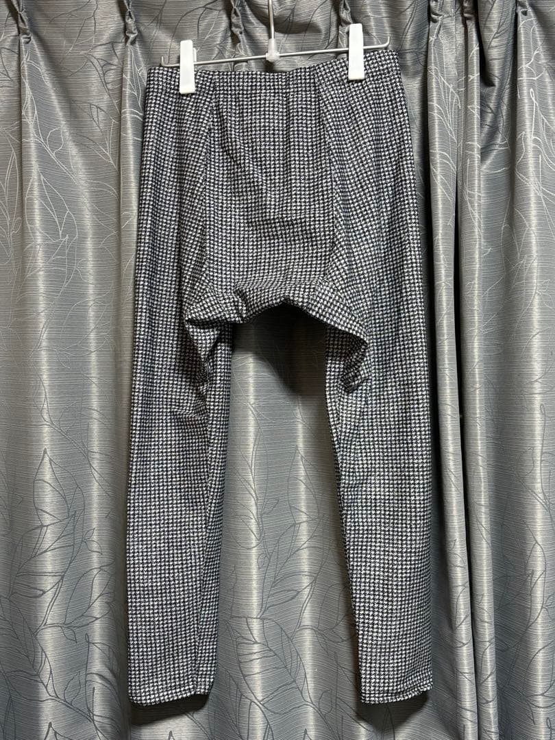 美品 21AW コムデギャルソンオムプリュス 千鳥格子 レギンス M レイヤード