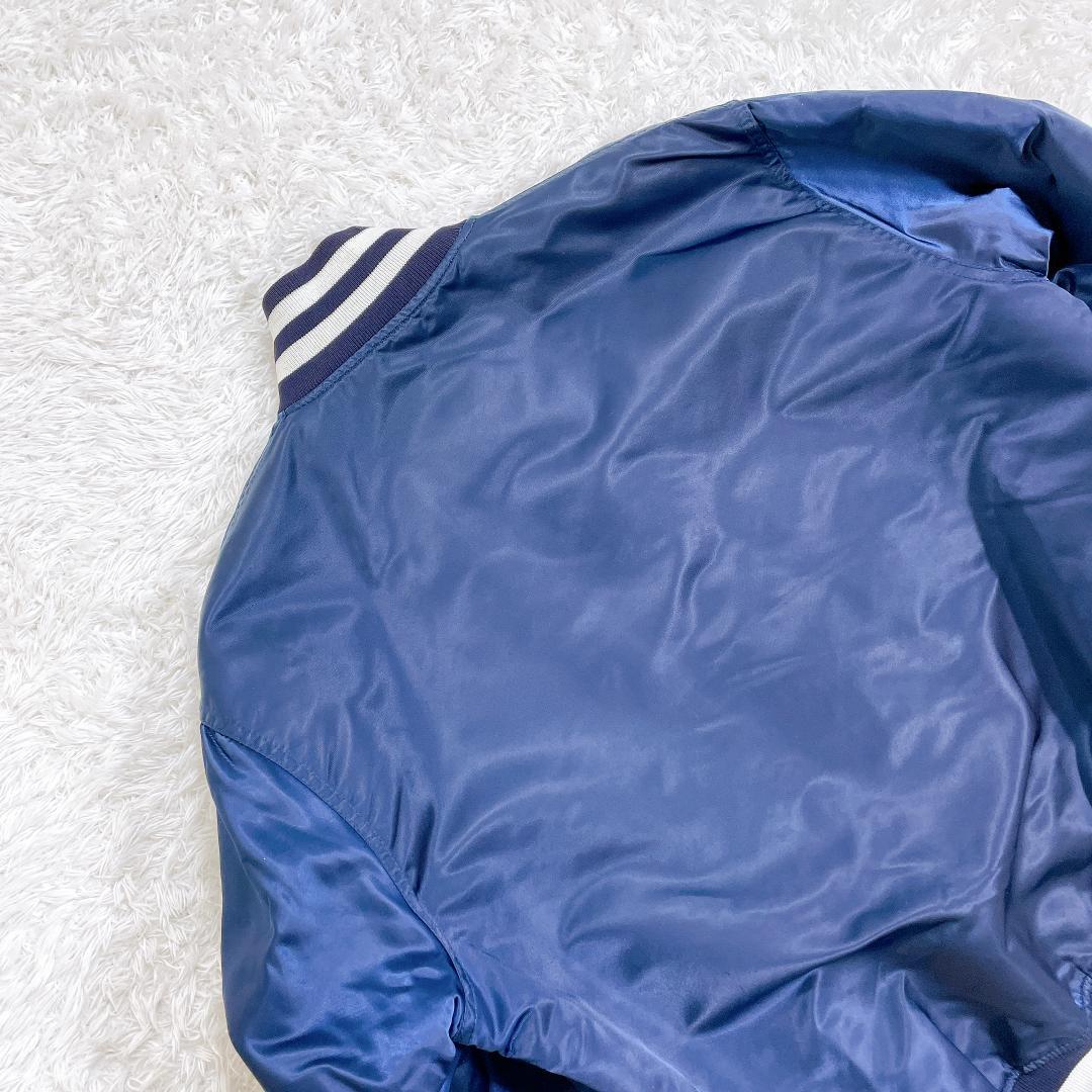 USA製 スターター ヤンキース スタジャン 80s～90s前期 ネイビー L