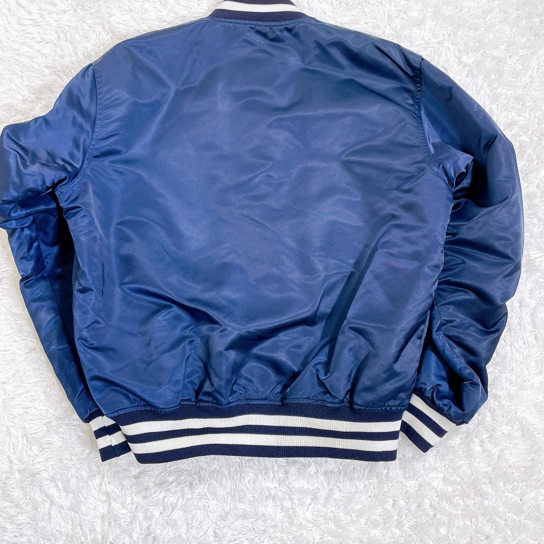USA製 スターター ヤンキース スタジャン 80s～90s前期 ネイビー L