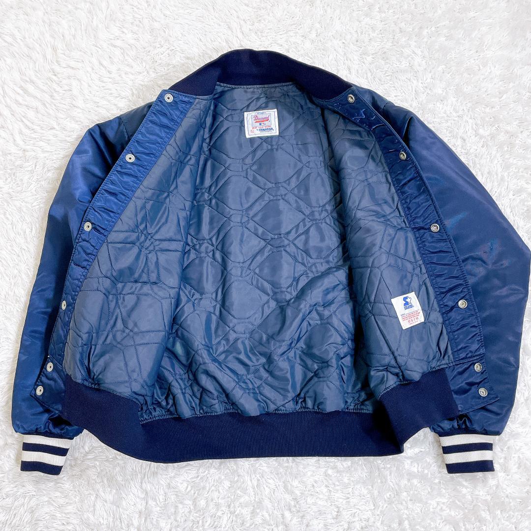 USA製 スターター ヤンキース スタジャン 80s～90s前期 ネイビー L