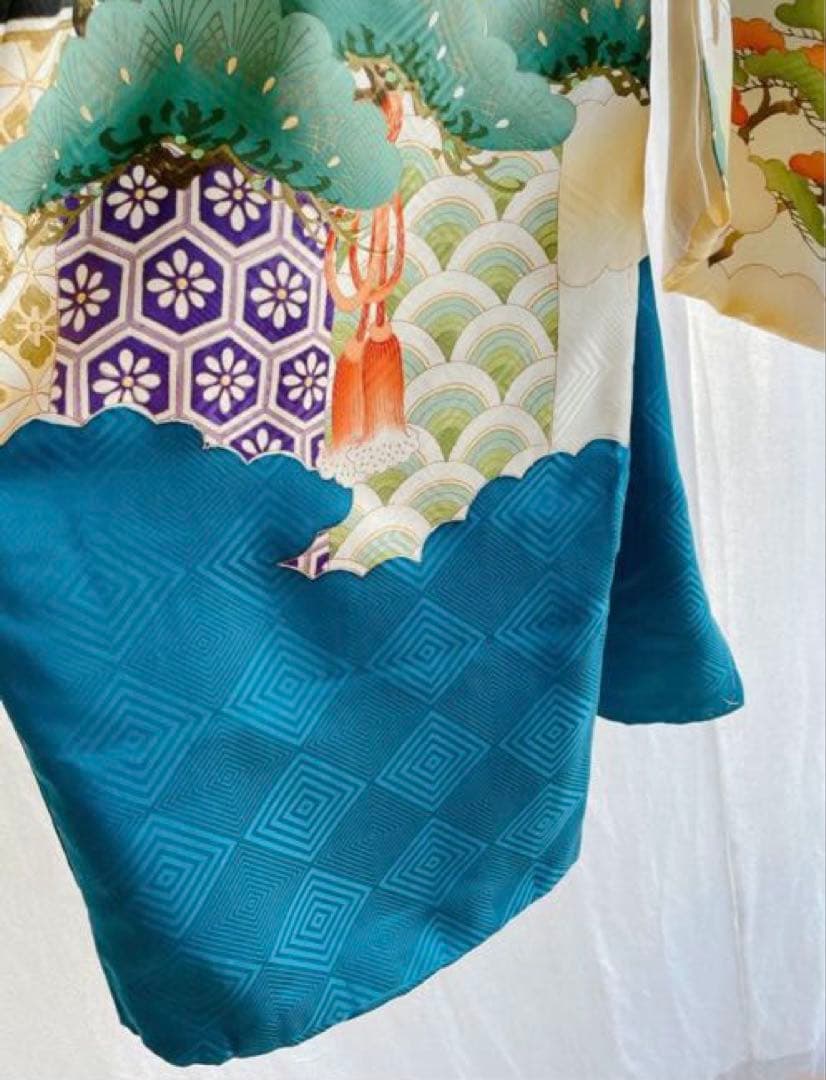 お宮参りセット　産着　絹　男の子