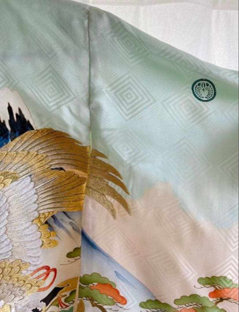 お宮参りセット　産着　絹　男の子