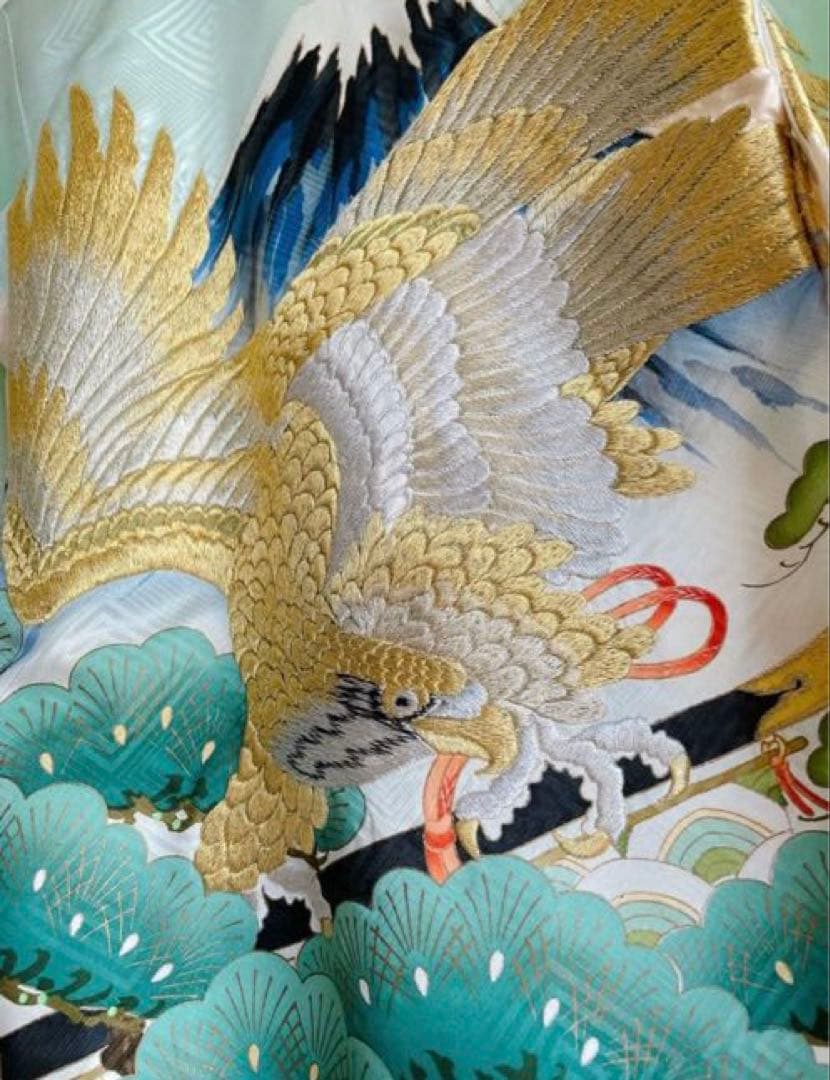 お宮参りセット　産着　絹　男の子