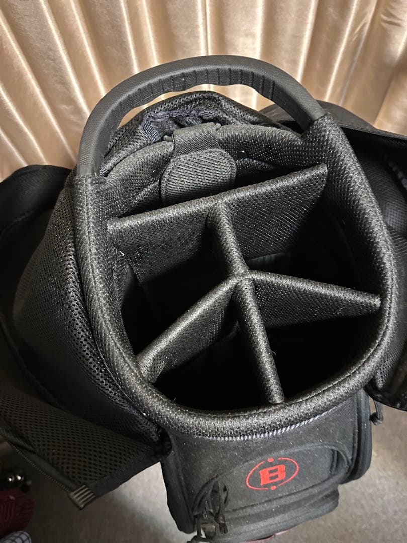 [BRIEFING] BLACK ブラック ゴルフ キャディバッグ