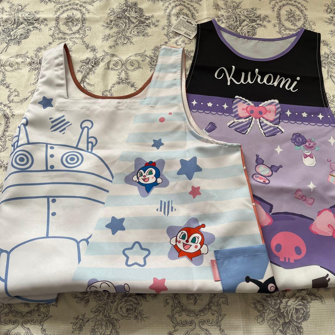 アンパンマンエプロン フレーベル館＆サンリオ　クロミエプロン　２枚セット