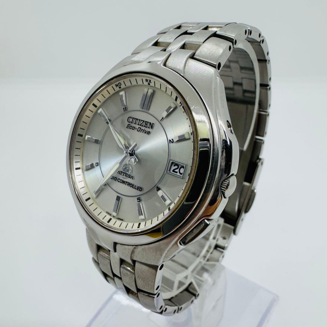 ✨CITIZEN✨ATTESA✨エコドライブ✨電波時計✨腕時計✨箱・付属品付き✨