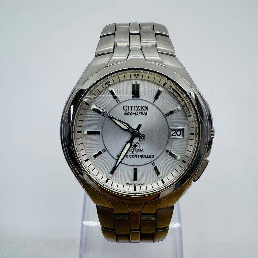✨CITIZEN✨ATTESA✨エコドライブ✨電波時計✨腕時計✨箱・付属品付き✨