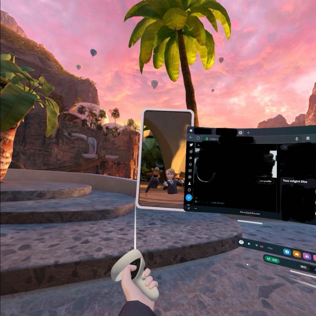  Quest 2 128GB VRヘッドセット +他社ケース&固定バンド