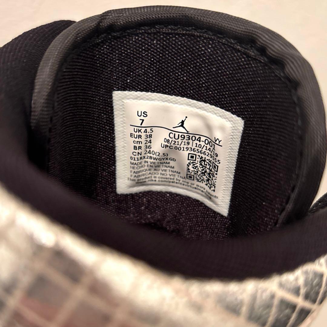 靴 NIKE air jordan1 mid disco ball 24.0cm