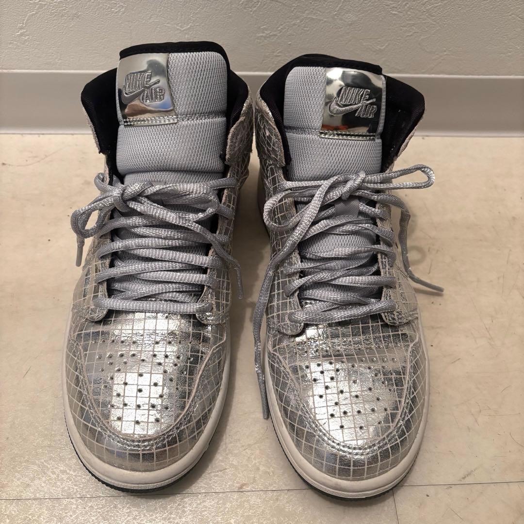 靴 NIKE air jordan1 mid disco ball 24.0cm