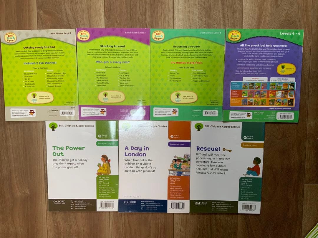 OXFORD READING TREE LEVEL1-9 合計100冊