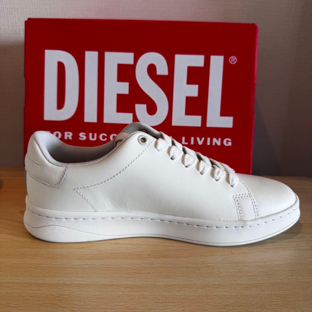 【新品未使用】DIESEL S-ATHENE LOW W 本革 ホワイト