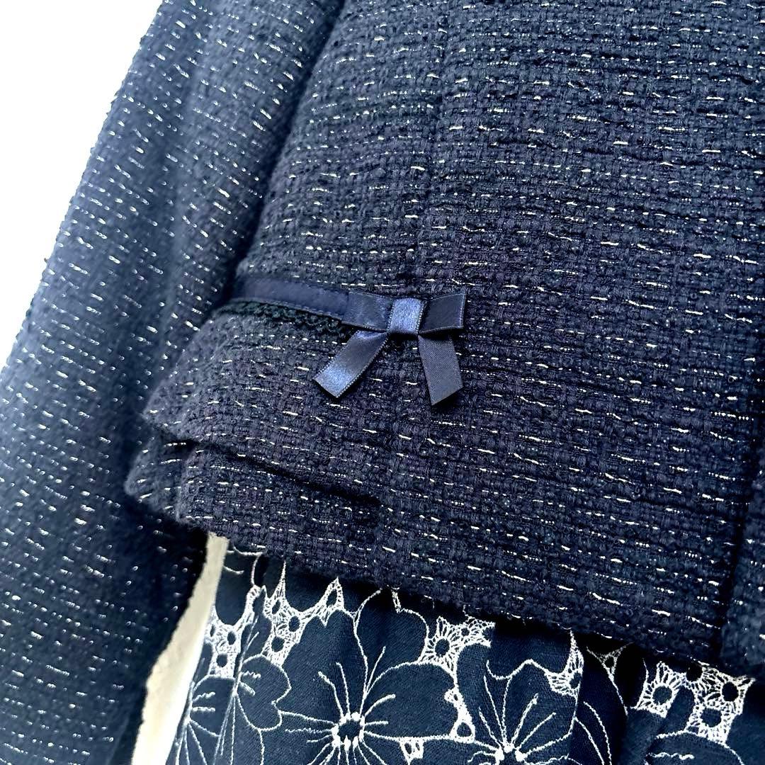 【美品】BeBe フォーマル スーツ 120 ジャケット ワンピース 入学式