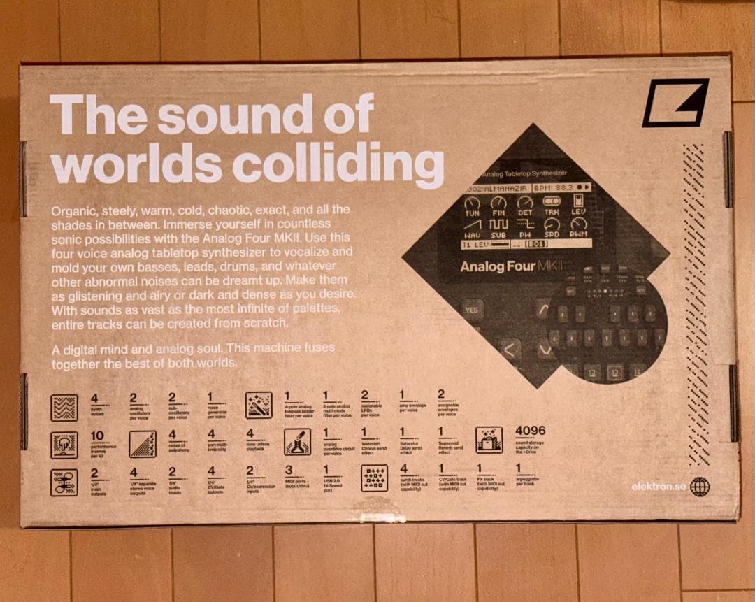 Elektron Analog Four MKII 未開封 新品級 最終価格