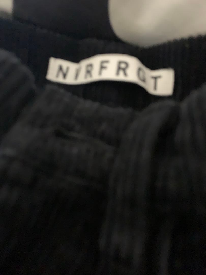 完売品 NVRFRGT 3D TWISTED WIDE LEG 5P PANTS