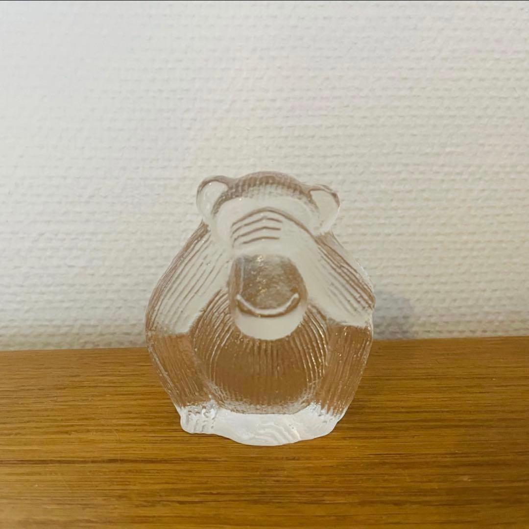 ✳︎ Krona✳︎ リサラーソン　見猿　ガラス