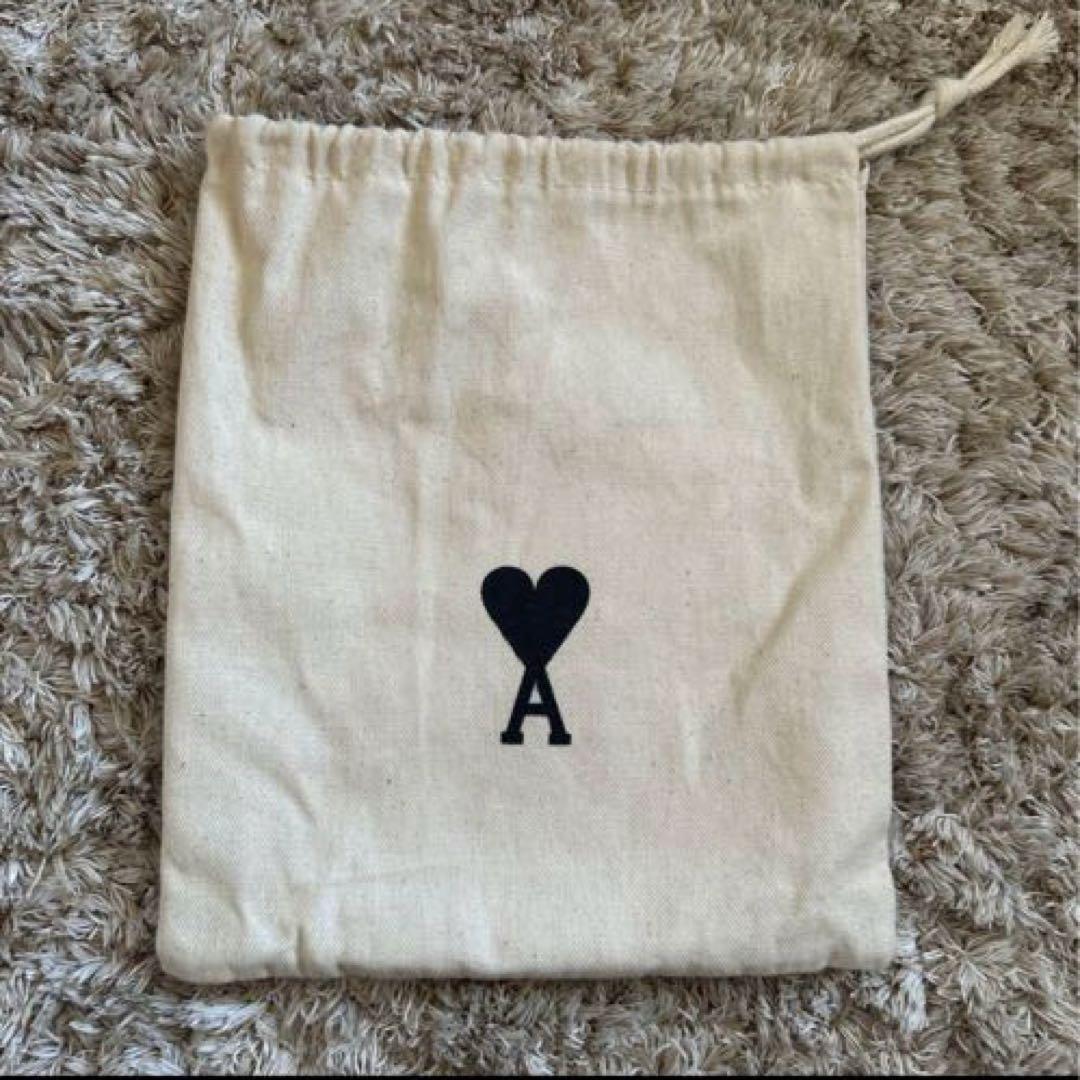 ami paris ダークグレー ロゴ手袋