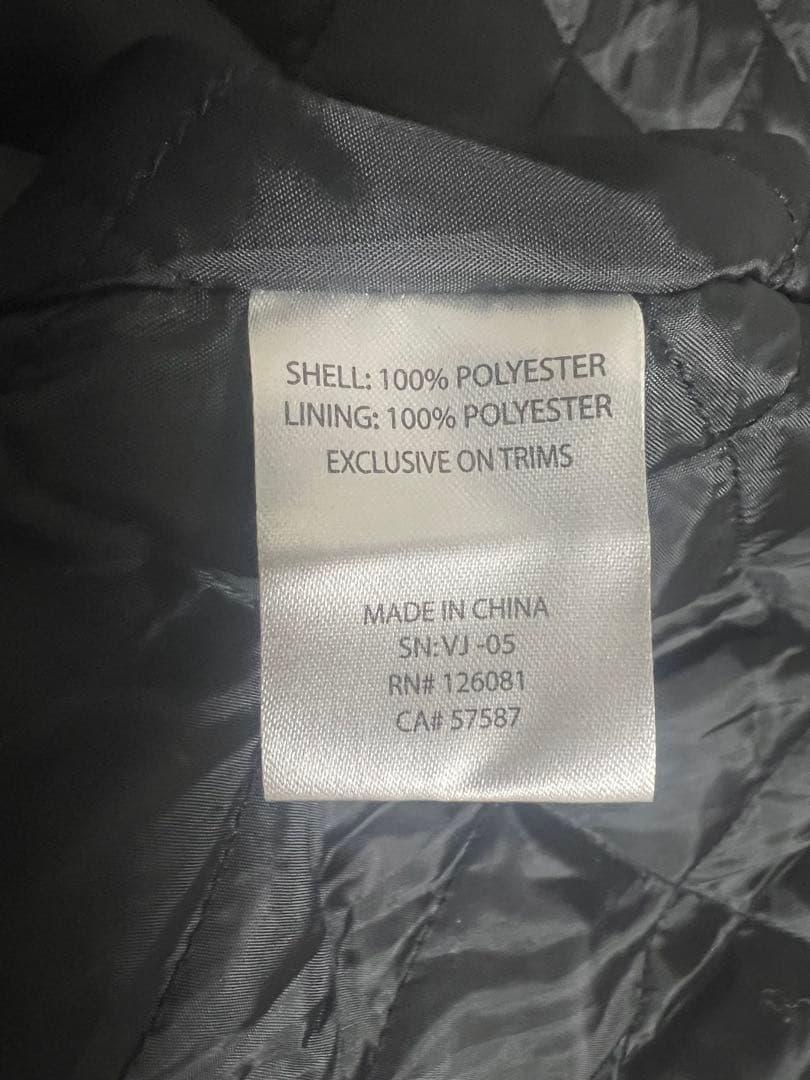 HUSTLER REASONコラボ　刺繍　スタジャン　ネイビー/ホワイト　L